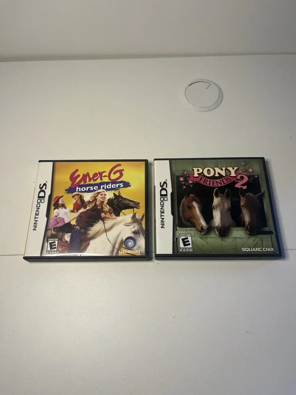 Ener-G Horse Riders & Pony Friends 2 Nintendo DS Video Games W/ Instruction CIB